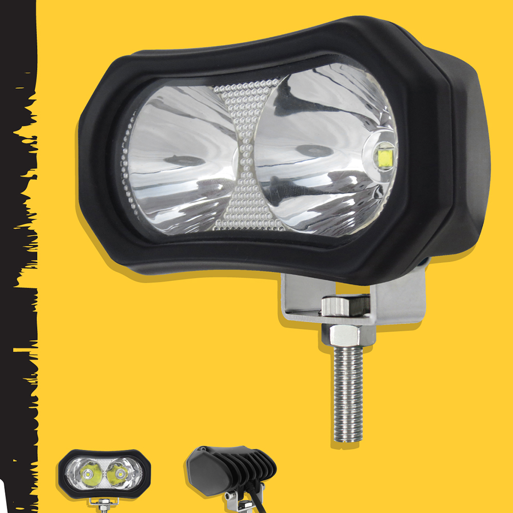 FORKVIEW FORKLIFT WORK LAMP FLYER & PACKAGING — Adobe Illustrator / Photoshop