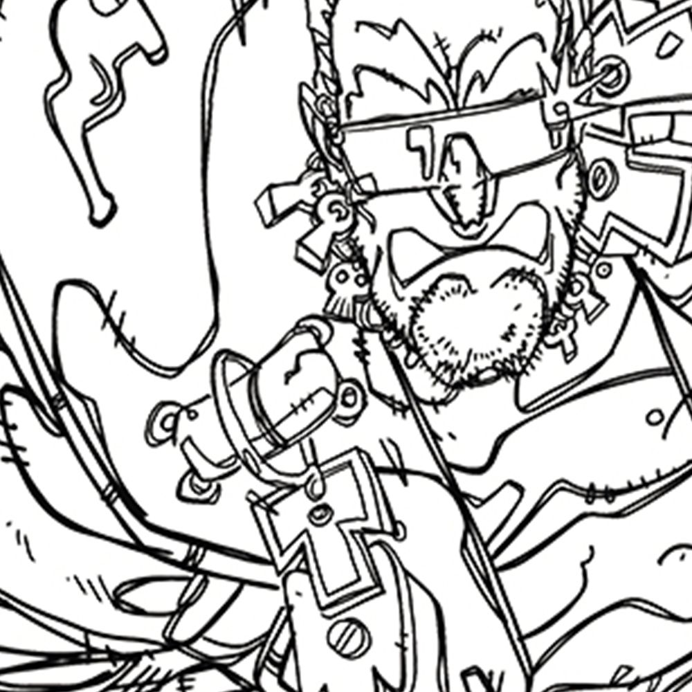 TRENCHER SPLASH PAGE — Digital / Procreate