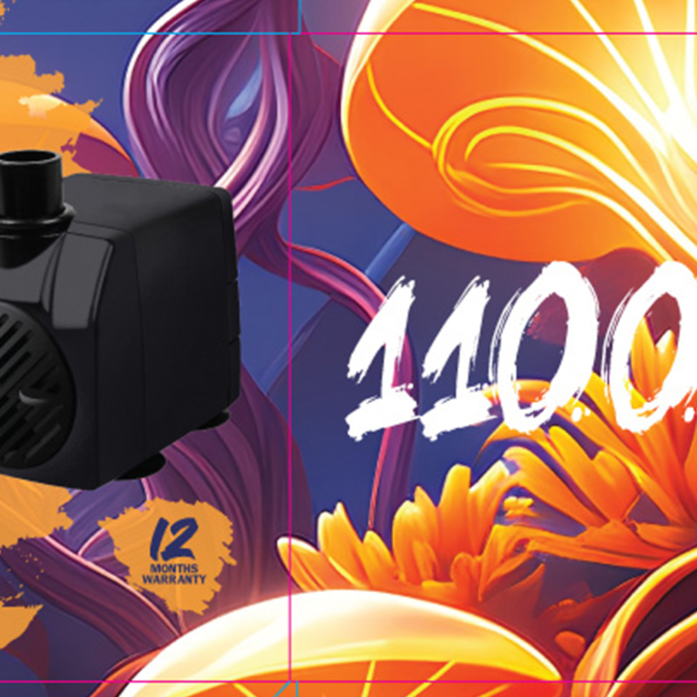 PLONT POWERHEAD SUBMERSIBLE PUMP PACKAGING — Adobe Illustrator / Photoshop